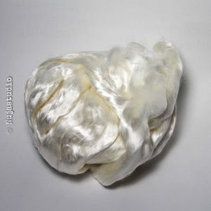 Tencel Fiber Roving Ecru Undyed 4 oz